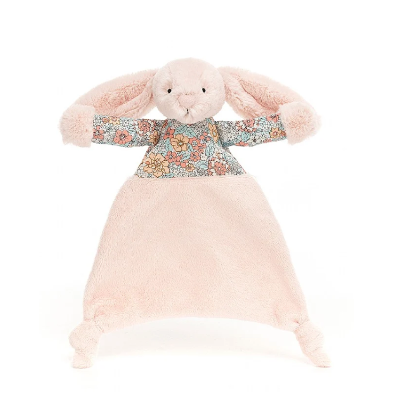 Personalised Jellycat Bunny Comforter - Blush Blossom