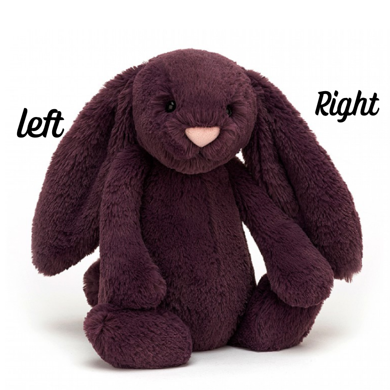 Personalised Jellycat Bunny - Plum (SMALL)