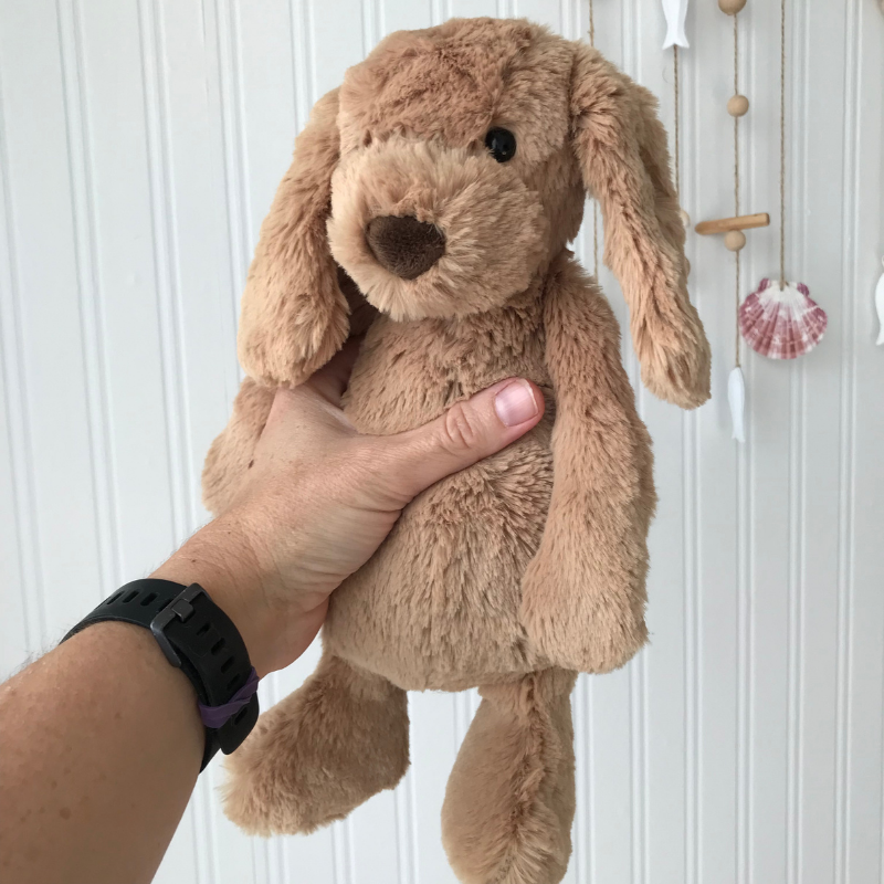 Personalised Jellycat Toffee Puppy - Medium