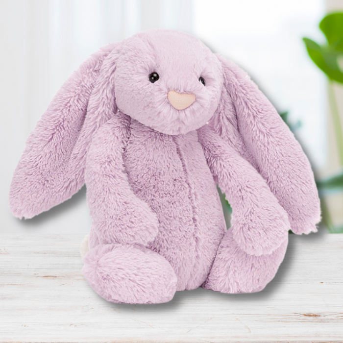 Personalised Medium Jellycat Bunny - Lilac (JUST IN!!)