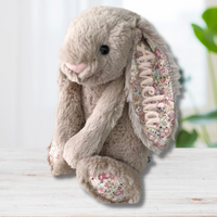 Personalised Jellycat Bunny - Bea Beige Blossom