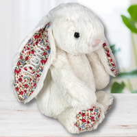 Personalised Jellycat Bunny - Cream Blossom