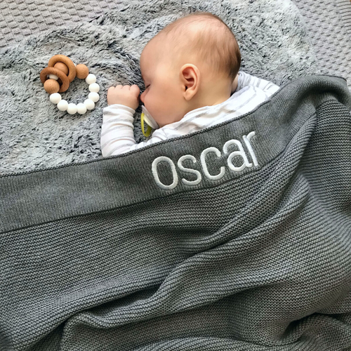 Personalised sales newborn blanket