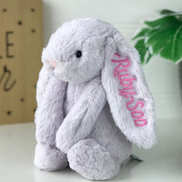 Personalised Jellycat Easter Bunny Gift Australia NZ Lavender Medium