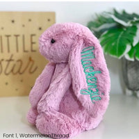 Personalised Jellycat Bunny Rabbit Australia Tulip Pink Easter