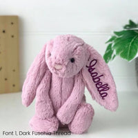 Personalised Jellycat Bunny Rabbit Australia Tulip Pink Easter