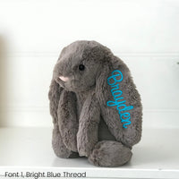 Personalised Truffle Brown Jellycat Easter Bunny Rabbit Truffle Australia
