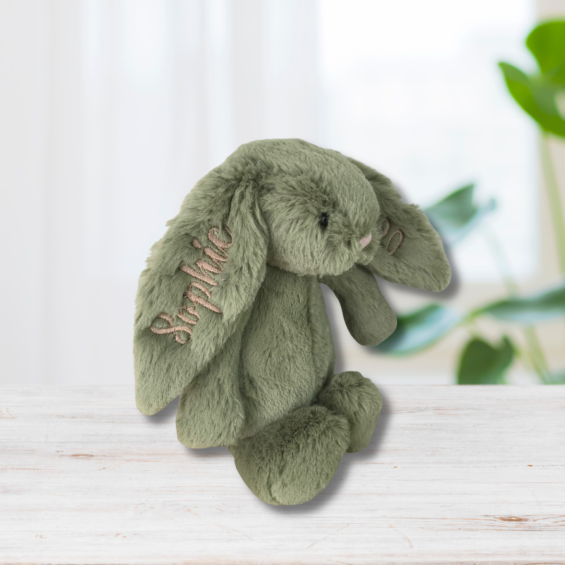 Personalised Jellycat Bunny SMALL - Fern