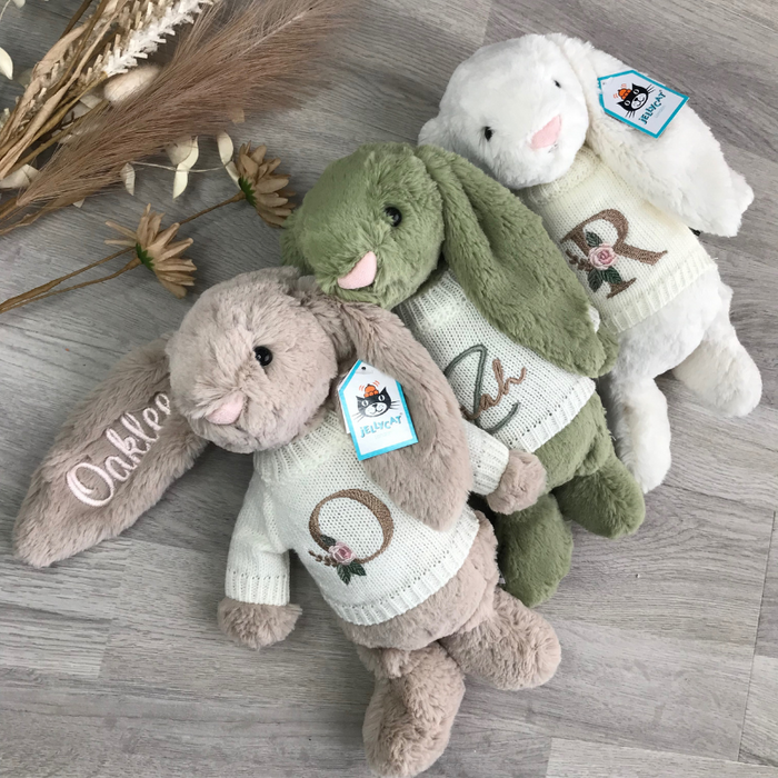 Personalised Jellycat Bunny Jumpers (MEDIUM)