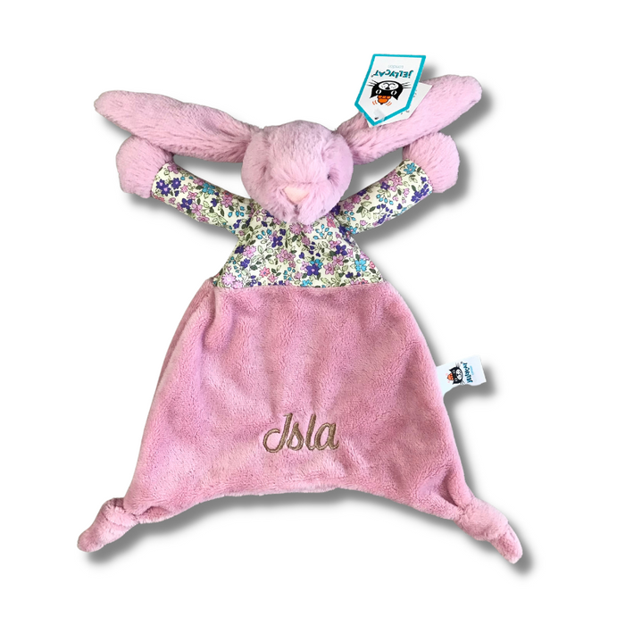 Personalised Jellycat Tulip Blossom Bunny Comforter Bunny Co