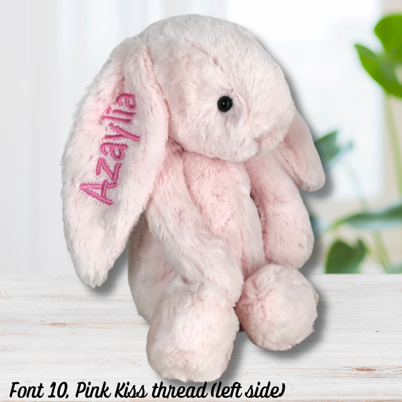Personalised Medium Jellycat Bunny - Pink