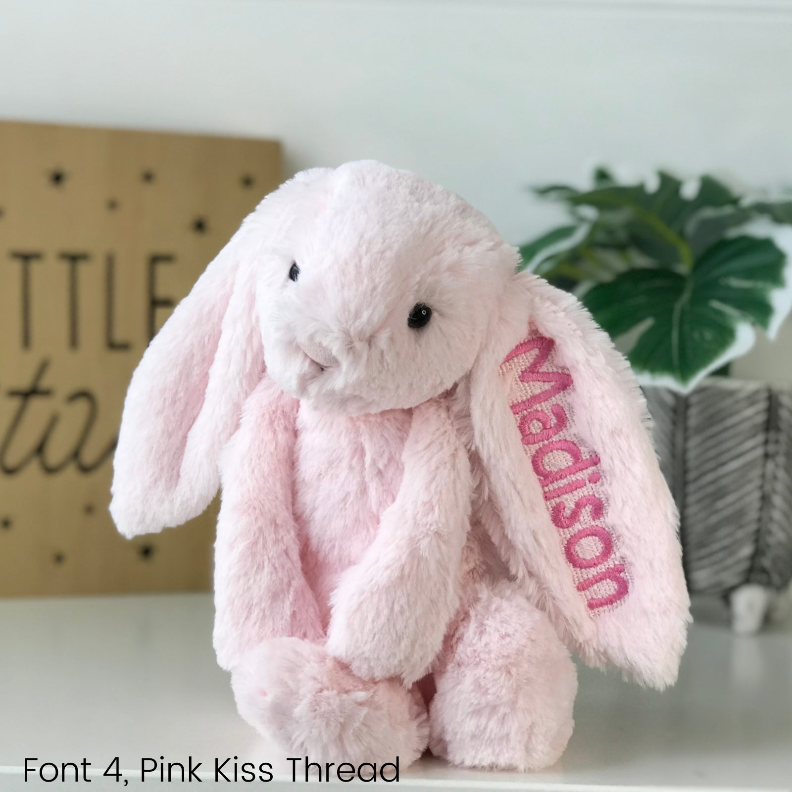 Personalised Jellycat Bunny Pink | Bunny & Co