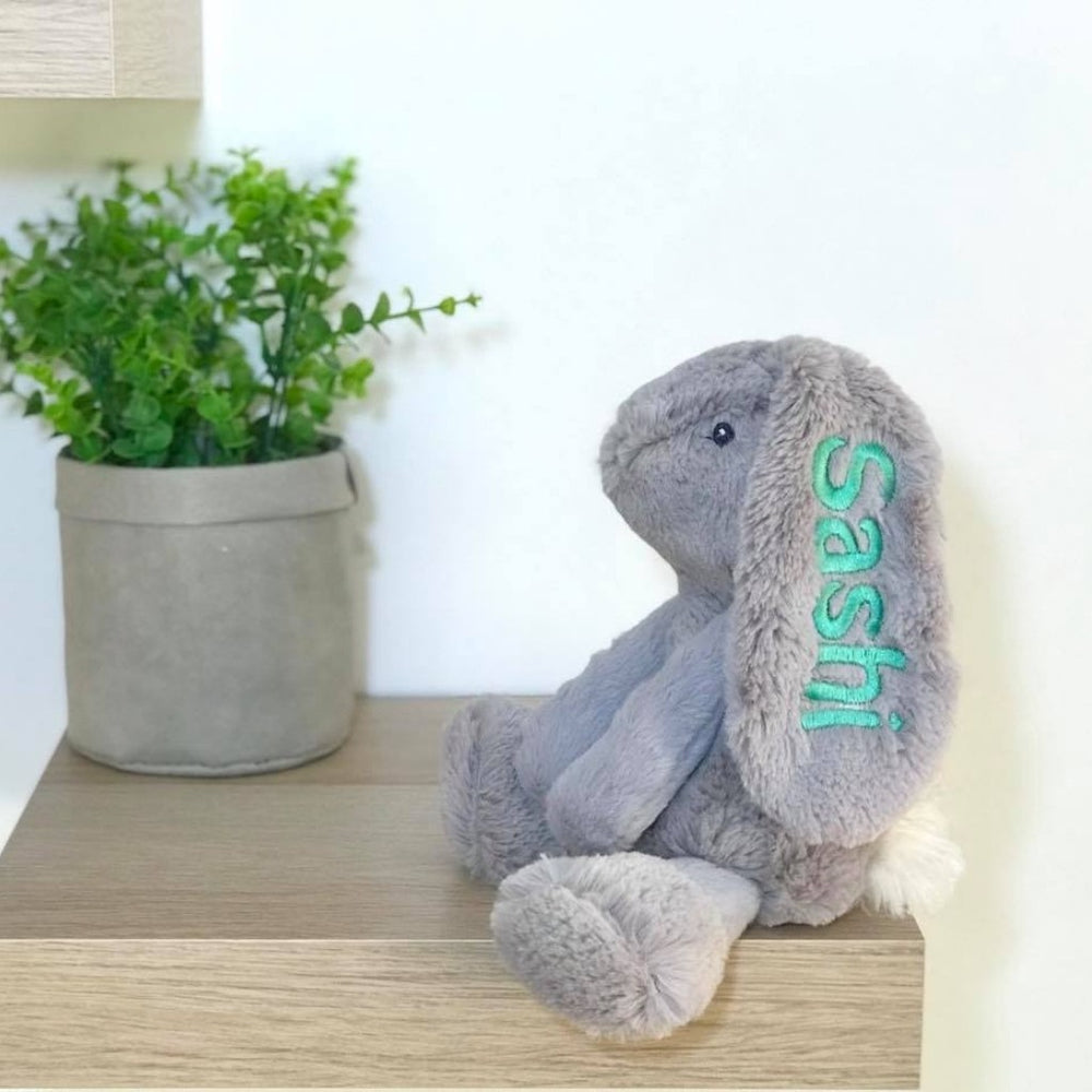 Korimco Frankie Bunny Grey 25cm | Bunny & Co | Australia
