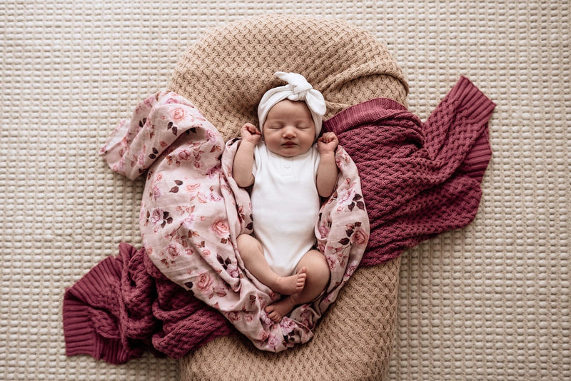 Snuggle Hunny Kids Organic Muslin Wrap | Blossom
