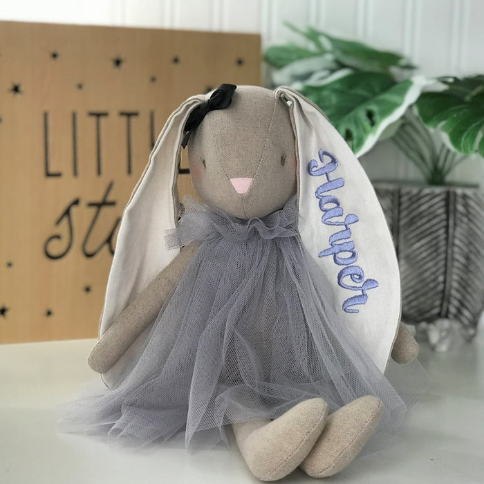 Personalised Alimrose Bunny Australia Baby Beth Lavender Bunny Jellycat