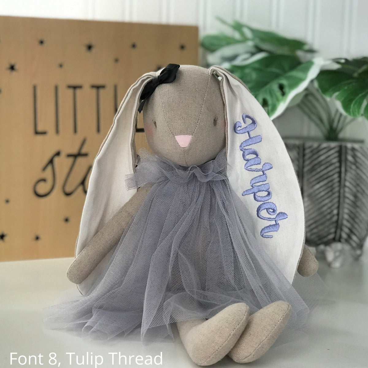Personalised Alimrose Bunny Australia Baby Beth Lavender Bunny Jellycat